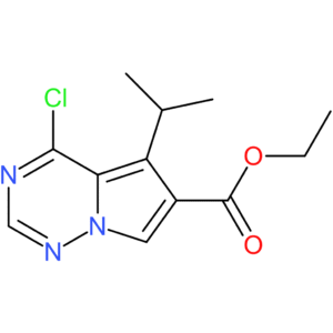 ethyl 4-chloro-5-(propan-2-yl)pyrrolo[2,1-f][1,2,4]triazine-6-carboxylate
