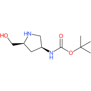 tert-butyl N-[(3S,5S)-5-(hydroxymethyl)pyrrolidin-3-yl]carbamate