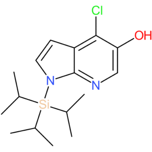 4-chloro-1-[tris(propan-2-yl)silyl]-1H-pyrrolo[2,3-b]pyridin-5-ol