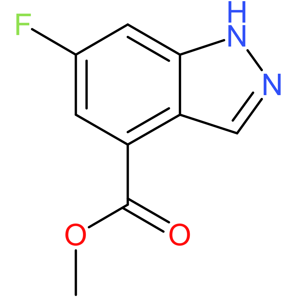 1h-indazole-4-carboxylic acid, 6-fluoro-, methyl ester