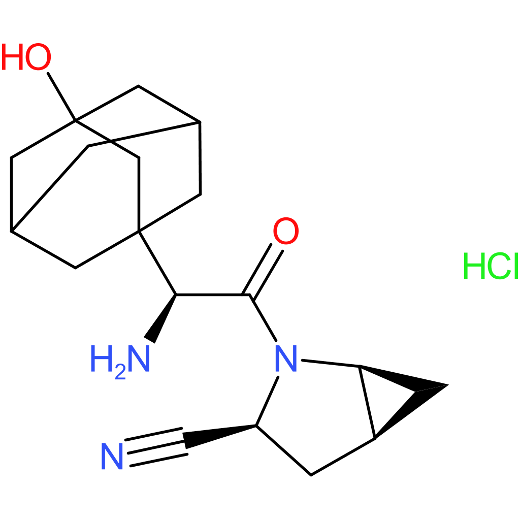 (1S,3S,5S)-2-[(2S)-2-amino-2-(3-hydroxyadamantan-1-yl)acetyl]-2-azabicyclo[3.1.0]hexane-3-carbonitrile hydrochloride