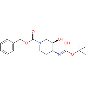 benzyl trans-4-((tert-butoxycarbonyl)amino)-3-hydroxypiperidine-1-carboxylate