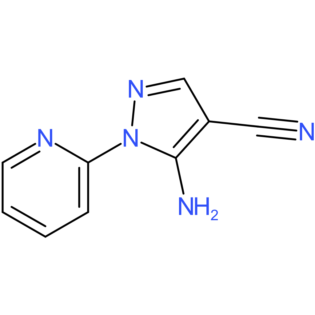 5-amino-1-(pyridin-2-yl)-1H-pyrazole-4-carbonitrile