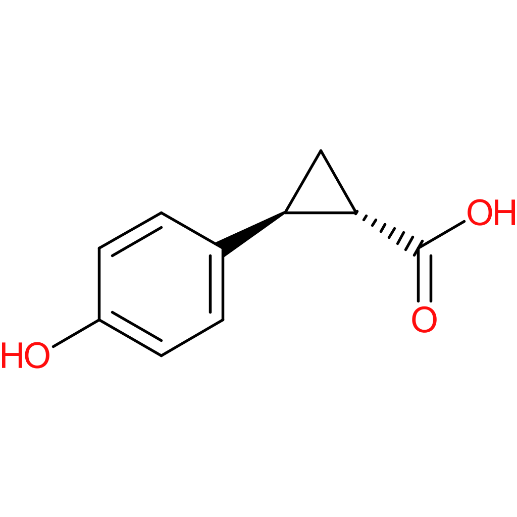 (1S,2S)-rel-2-(4-hydroxyphenyl)cyclopropane-1-carboxylic acid