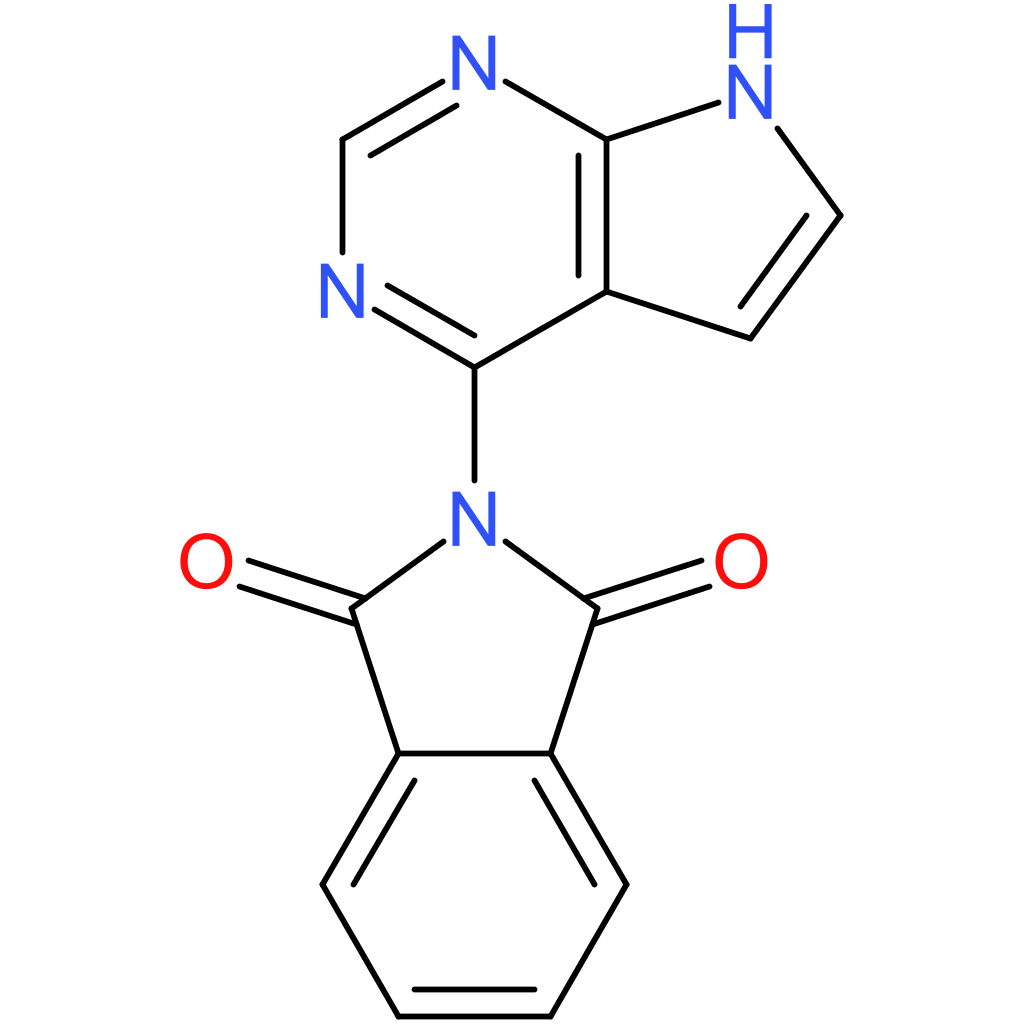 2-{7H-pyrrolo[2,3-d]pyrimidin-4-yl}-2,3-dihydro-1H-isoindole-1,3-dione