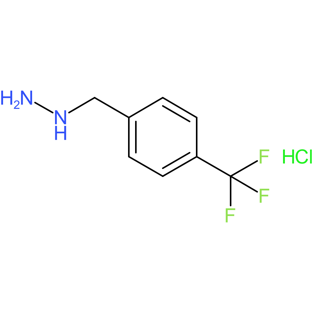 {[4-(trifluoromethyl)phenyl]methyl}hydrazine hydrochloride