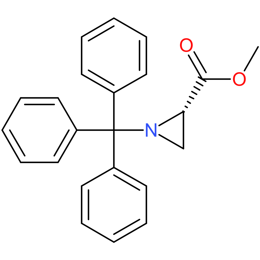 methyl (2s)?1?(triphenylmethyl)aziridine?2?carboxylate