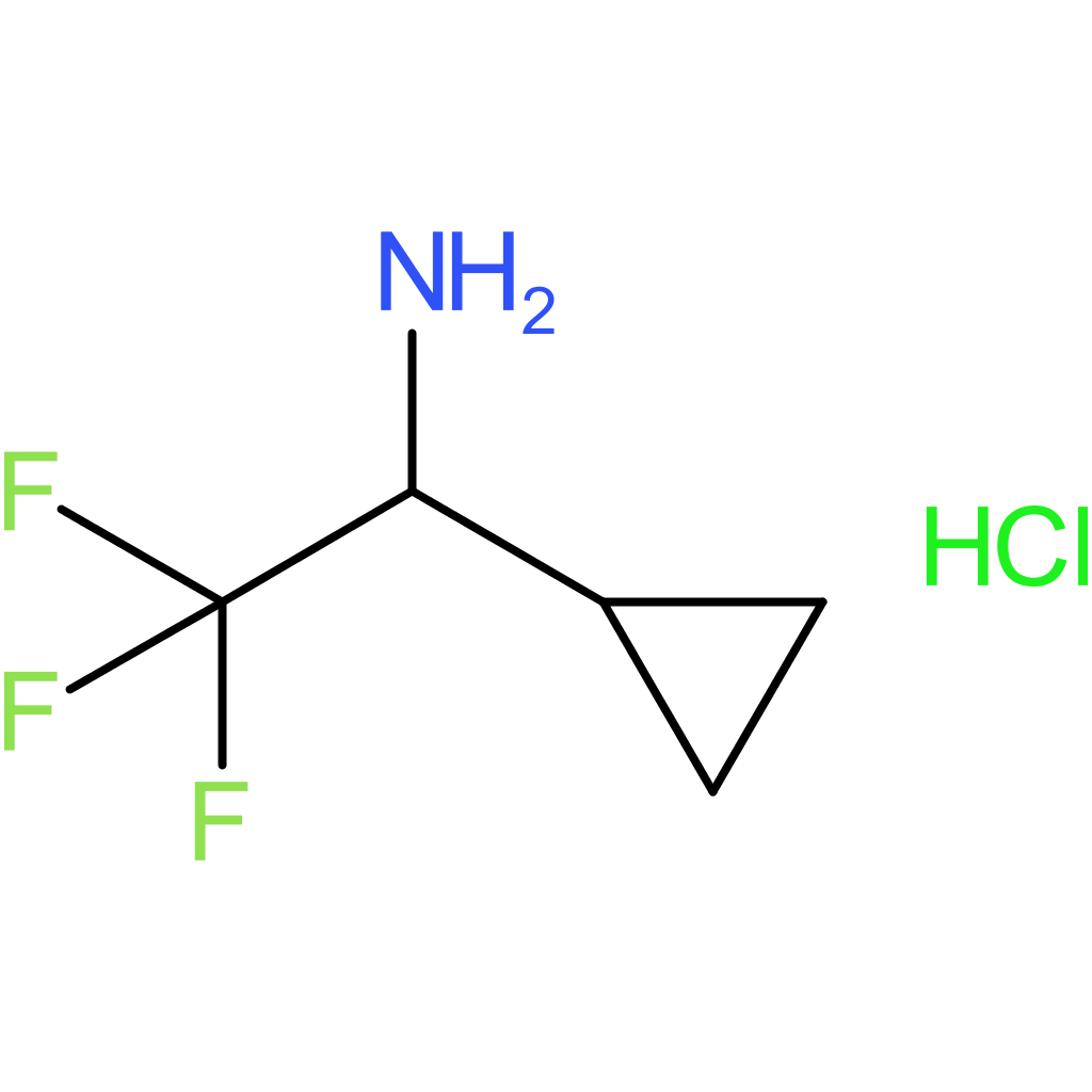 1-cyclopropyl-2,2,2-trifluoroethan-1-amine hydrochloride