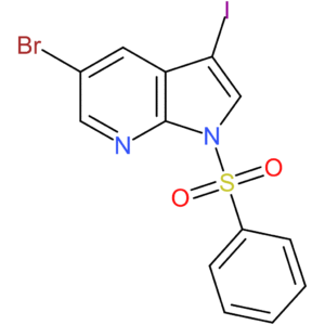 1-(benzenesulfonyl)-5-bromo-3-iodo-1H-pyrrolo[2,3-b]pyridine