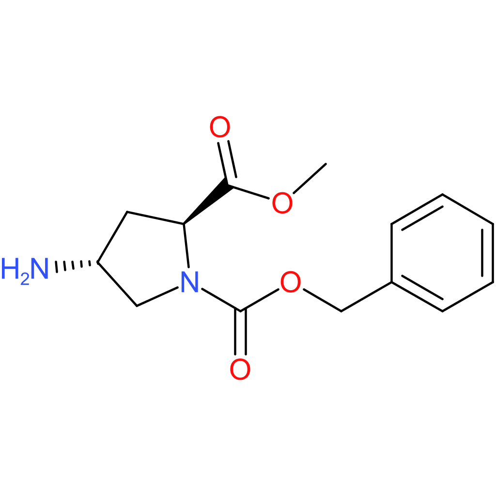 1-benzyl 2-methyl (2S,4R)-4-aminopyrrolidine-1,2-dicarboxylate
