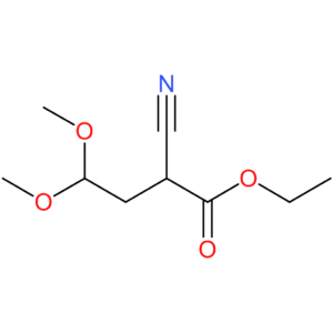 ethyl 2-cyano-4,4-dimethoxybutanoate