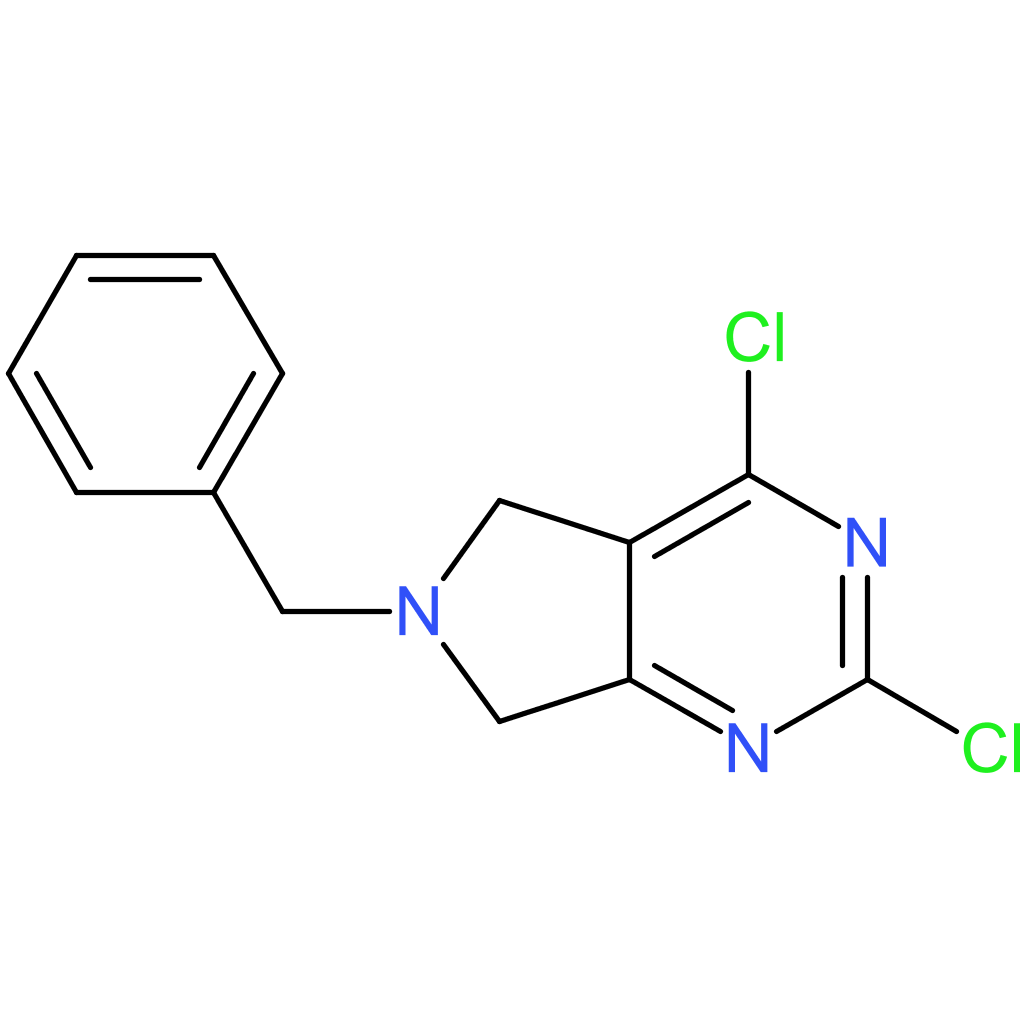 6-benzyl-2,4-dichloro-5H,6H,7H-pyrrolo[3,4-d]pyrimidine