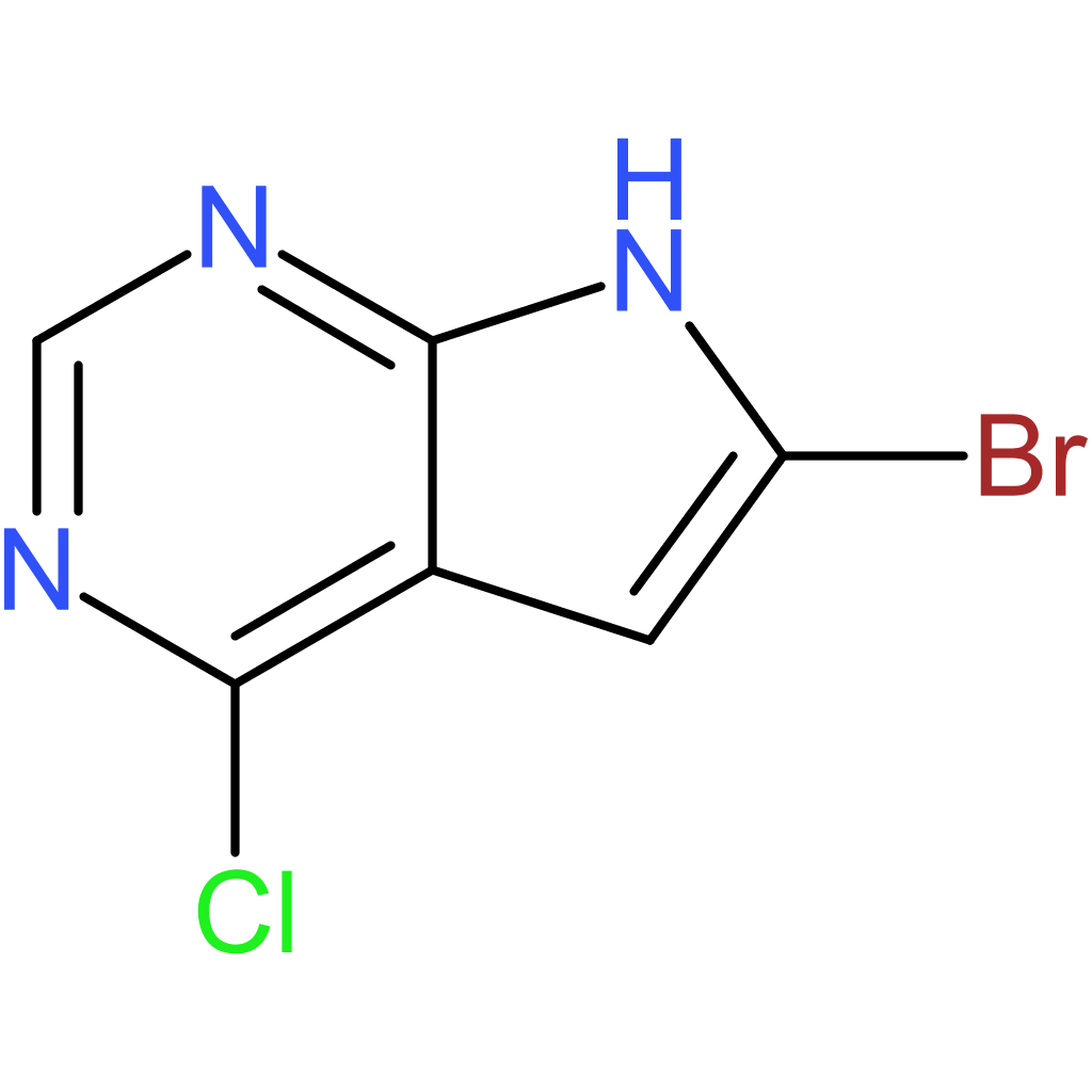 6-bromo-4-chloro-7H-pyrrolo[2,3-d]pyrimidine