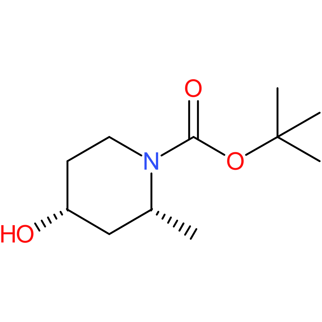 tert-butyl (2R,4R)-4-hydroxy-2-methylpiperidine-1-carboxylate