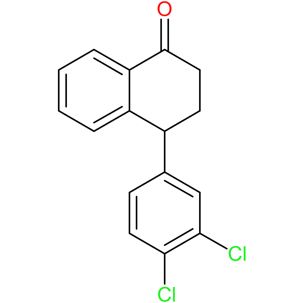 rac 4-(3,4-Dichlorophenyl)-3,4-dihydro-1(2H)-naphthalenone