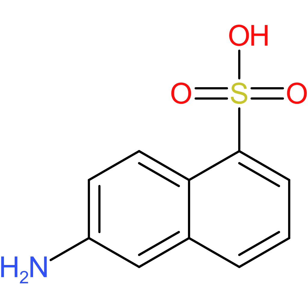6-Amino-1-naphthalenesulfonic Acid ,