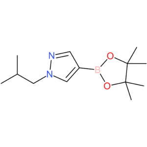 1-(2-methylpropyl)-4-(tetramethyl-1,3,2-dioxaborolan-2-yl)-1H-pyrazole