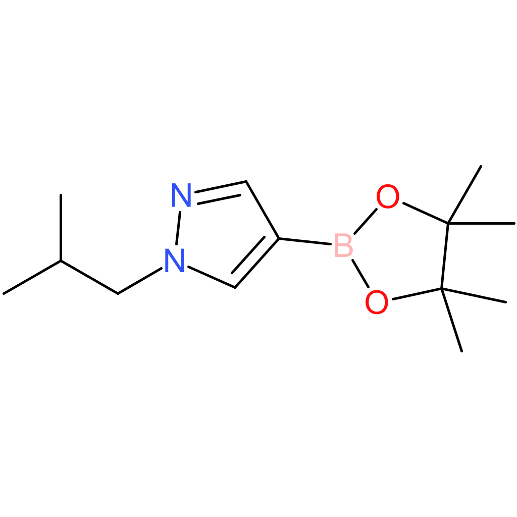 1-(2-methylpropyl)-4-(tetramethyl-1,3,2-dioxaborolan-2-yl)-1H-pyrazole