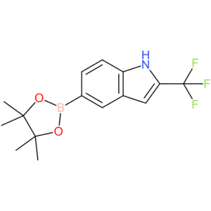 2-trifluoromethyl-5-(4,4,5,5-tetramethyl-1,3,2-dioxaborolan-2-yl)-1H-indole