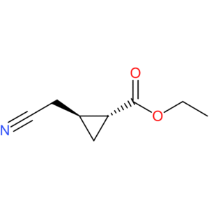 ethyl trans-2-(cyanomethyl)cyclopropane-1-carboxylate