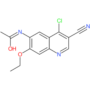 N-(4-chloro-3-cyano-7-ethoxyquinolin-6-yl)acetamide