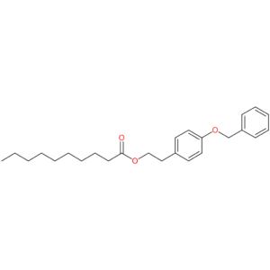 Decanoic acid, 2-[4-(phenylMethoxy)phenyl]ethyl ester