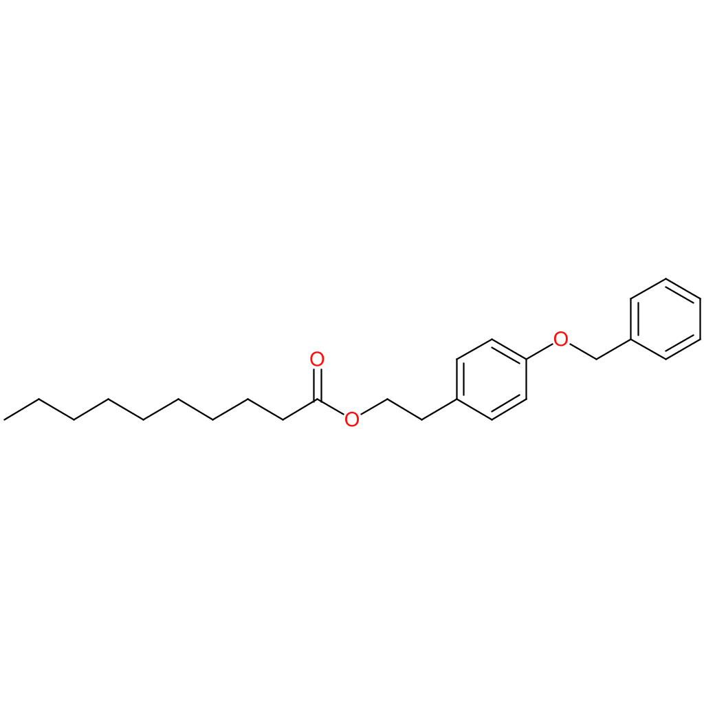 Decanoic acid, 2-[4-(phenylMethoxy)phenyl]ethyl ester