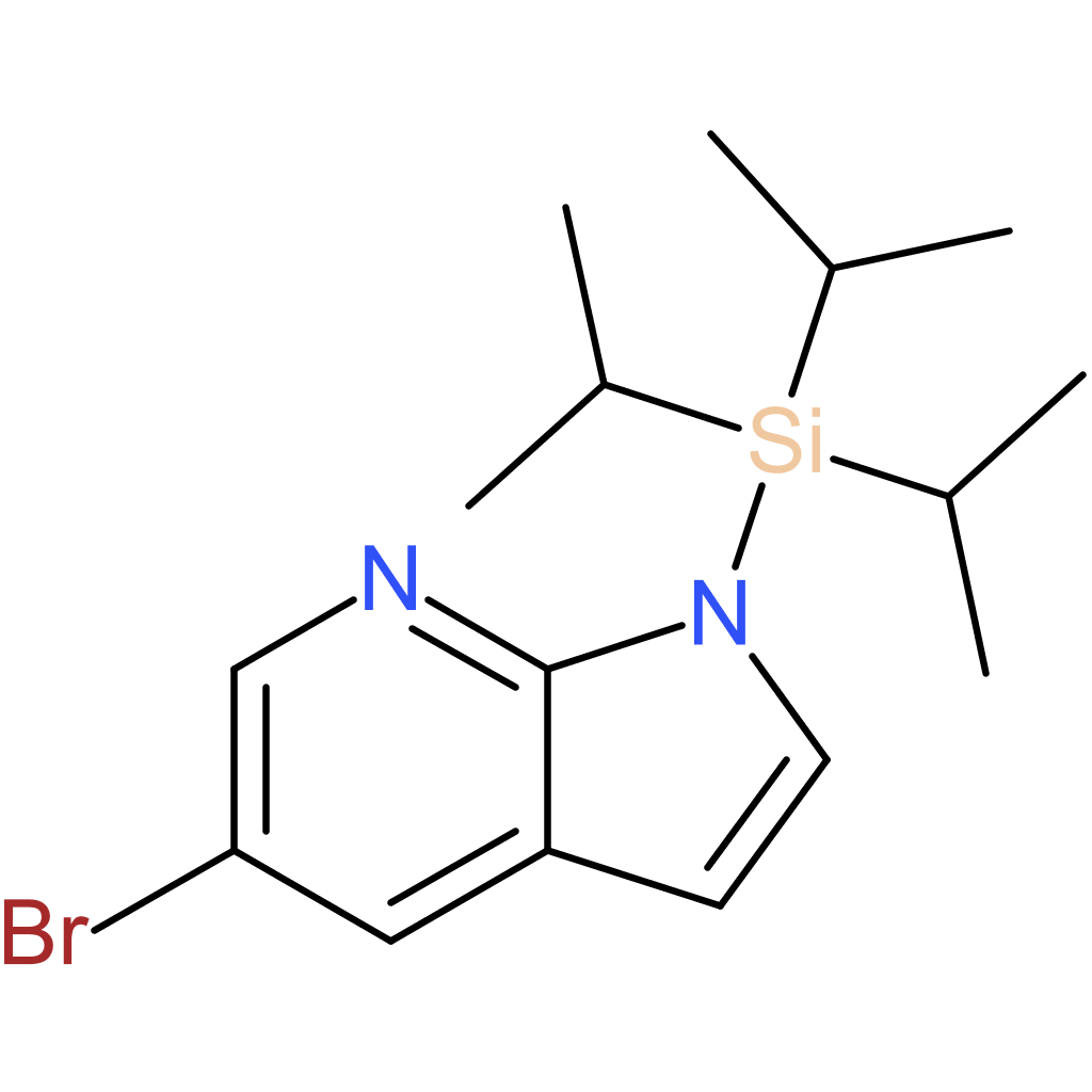 5-bromo-1-[tris(propan-2-yl)silyl]-1H-pyrrolo[2,3-b]pyridine