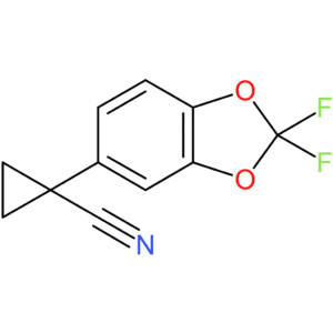 1-(2,2-difluoro-2H-1,3-benzodioxol-5-yl)cyclopropane-1-carbonitrile