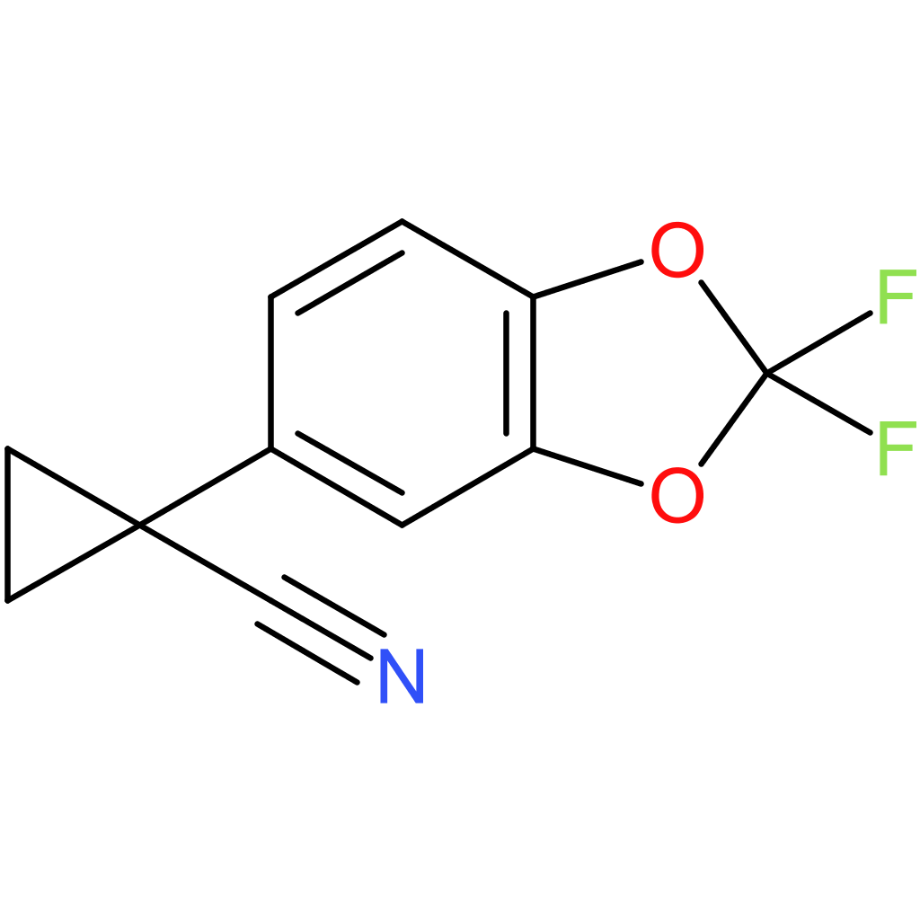 1-(2,2-difluoro-2H-1,3-benzodioxol-5-yl)cyclopropane-1-carbonitrile