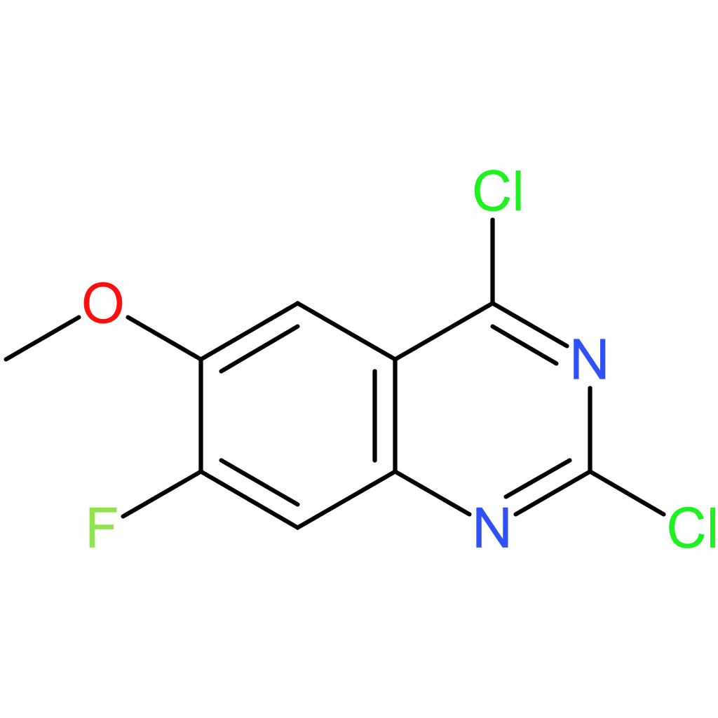 2,4-dichloro-7-fluoro-6-methoxyquinazoline