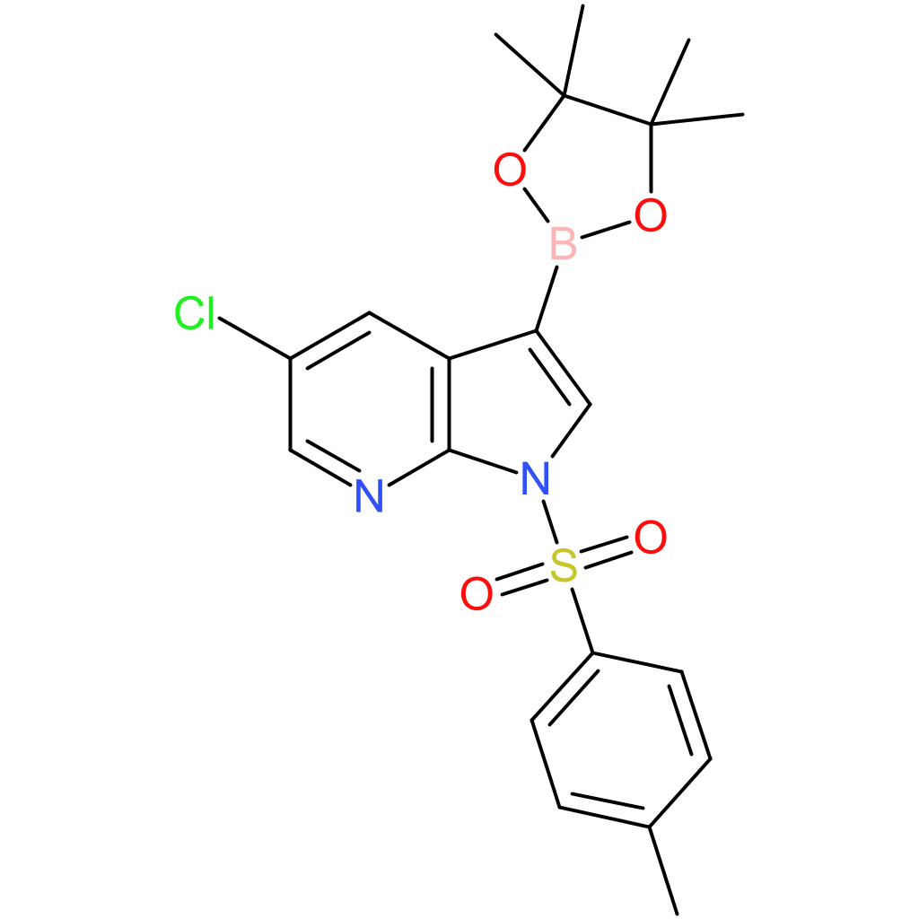 5-chloro-3-(4,4,5,5-tetramethyl-1,3,2-dioxaborolan-2-yl)-1-tosyl-1h-pyrrolo[2,3-b]pyridine