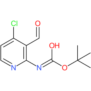 tert-butyl N-(4-chloro-3-formylpyridin-2-yl)carbamate