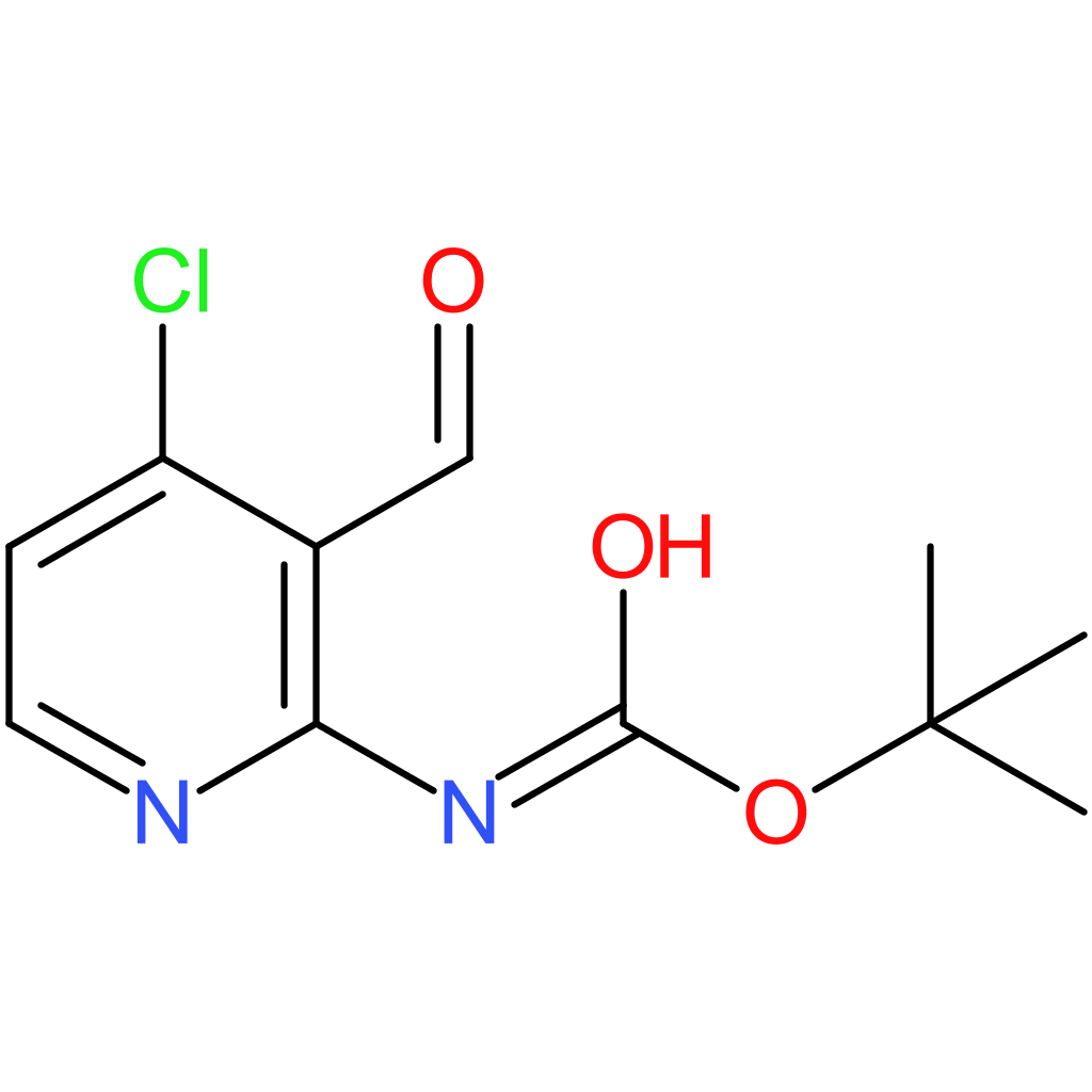 tert-butyl N-(4-chloro-3-formylpyridin-2-yl)carbamate
