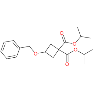 1,1-bis(propan-2-yl) 3-(benzyloxy)cyclobutane-1,1-dicarboxylate