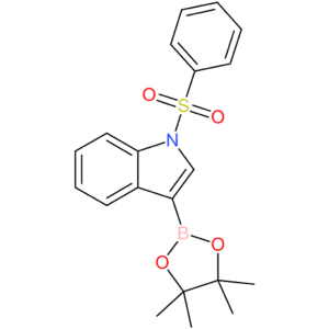 1-(benzenesulfonyl)-3-(tetramethyl-1,3,2-dioxaborolan-2-yl)-1H-indole