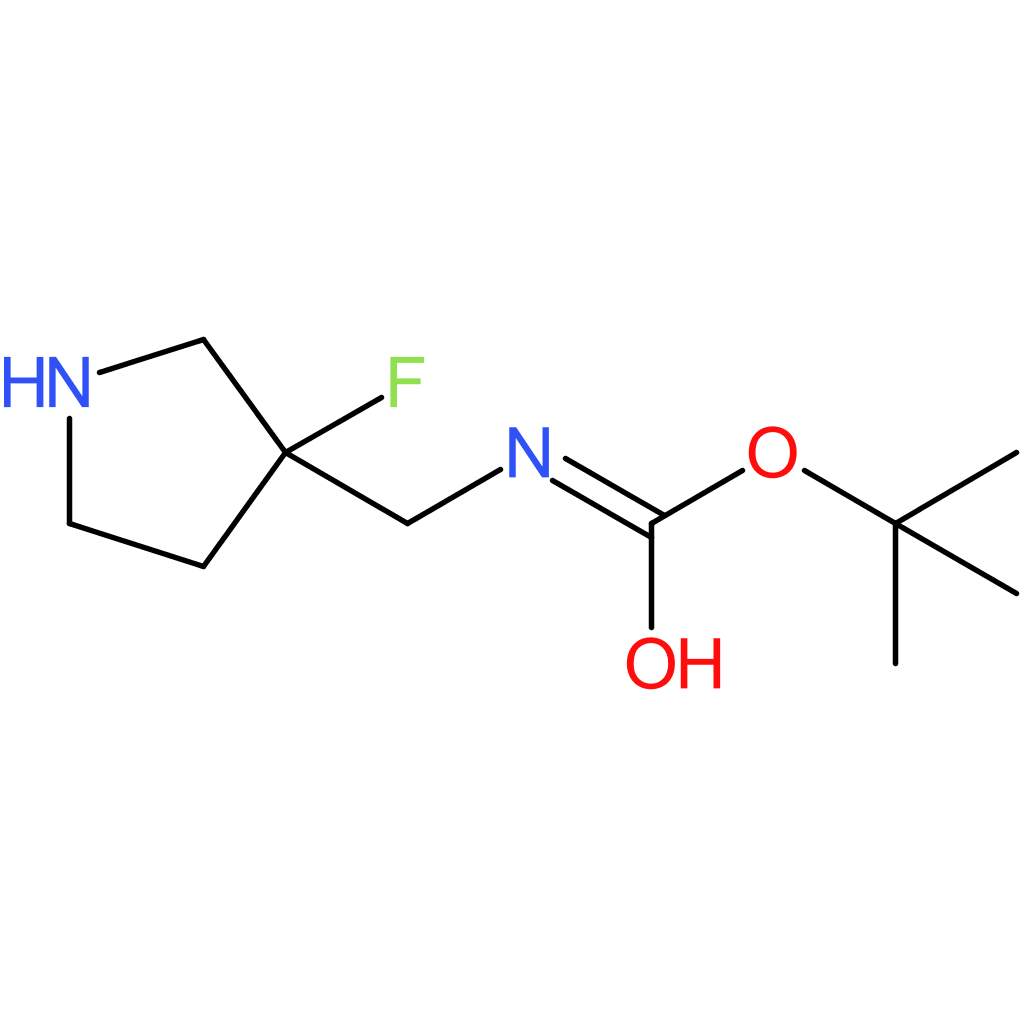 tert-butyl N-[(3-fluoropyrrolidin-3-yl)methyl]carbamate
