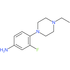 4-(4-ethyl-1-piperazinyl)-3-fluoro-benzenamine