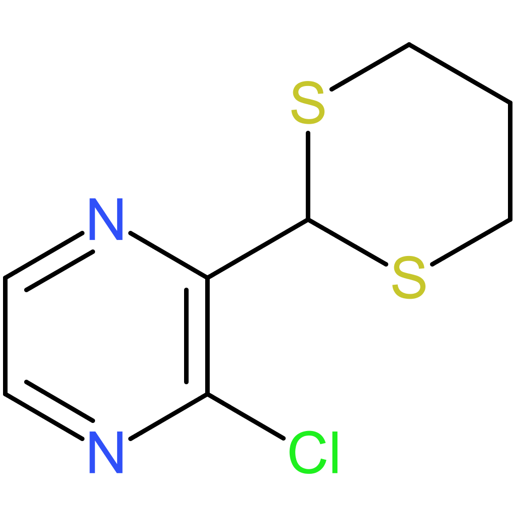 2-chloro-3-(1,3-dithian-2-yl)pyrazine