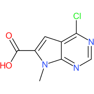 4-chloro-7-methyl-7H-pyrrolo[2,3-d]pyrimidine-6-carboxylic acid