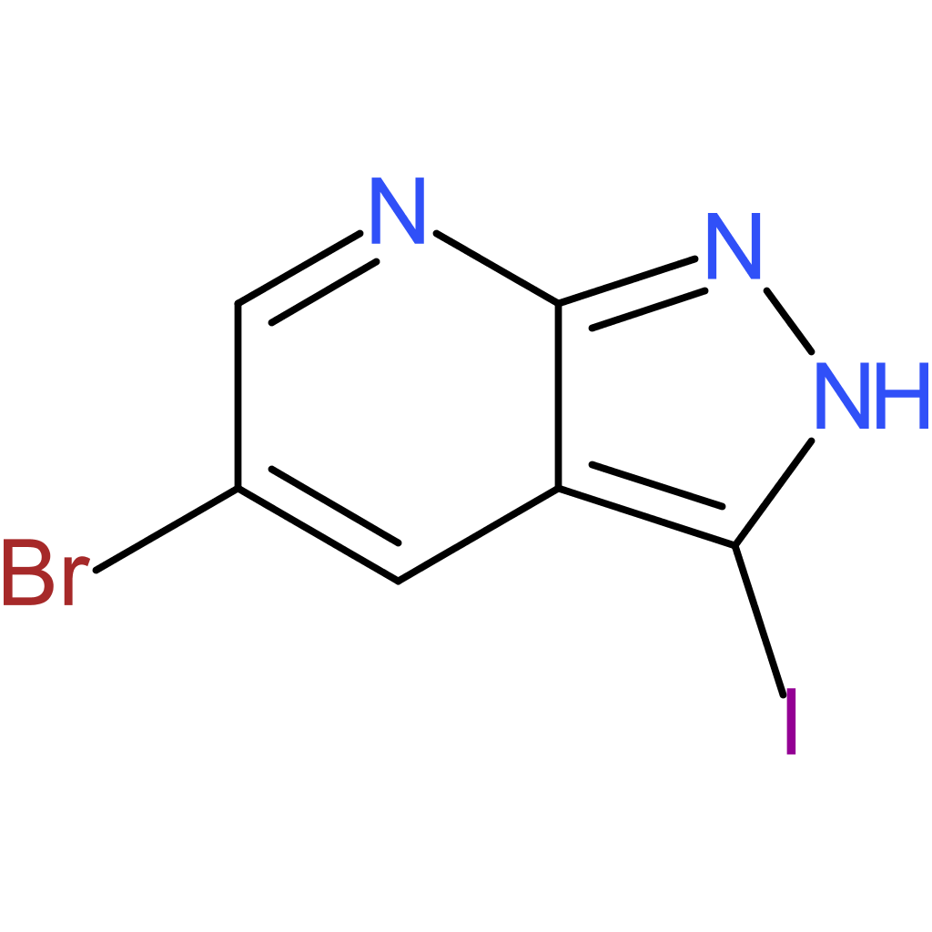 5-bromo-3-iodo-1H-pyrazolo[3,4-b]pyridine