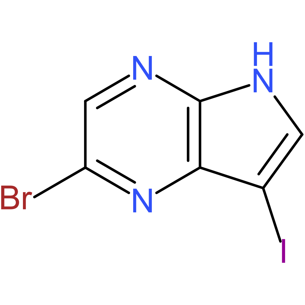 2-bromo-7-iodo-5H-pyrrolo[2,3-b]pyrazine