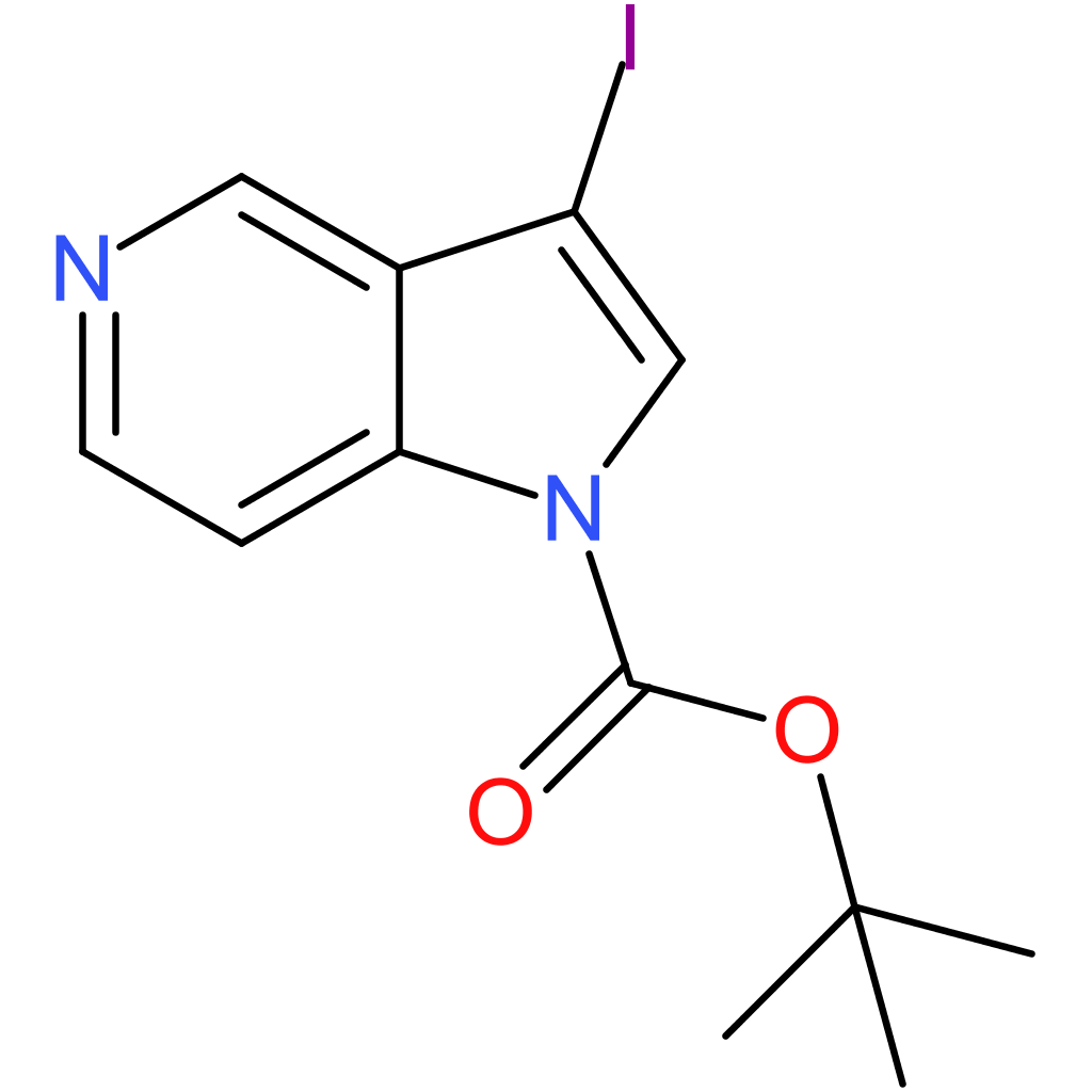 tert-butyl 3-iodo-1H-pyrrolo[3,2-c]pyridine-1-carboxylate
