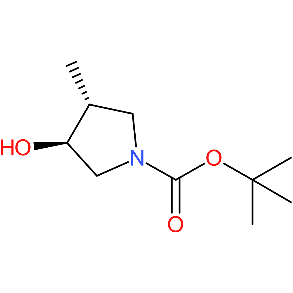 1-pyrrolidinecarboxylic acid, 3-hydroxy-4-methyl-, 1,1-dimethylethyl ester, (3r,4s)-rel-