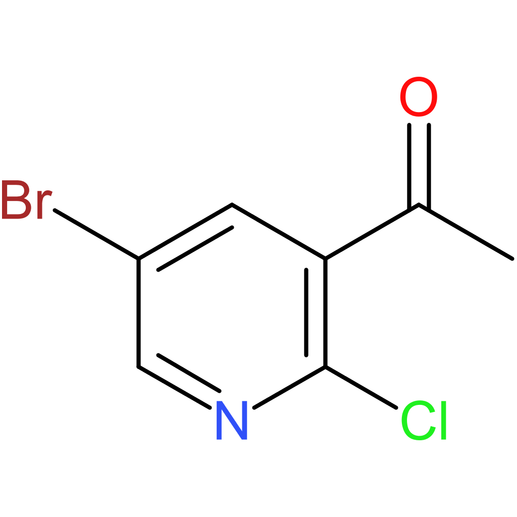 1-(5-bromo-2-chloropyridin-3-yl)ethan-1-one