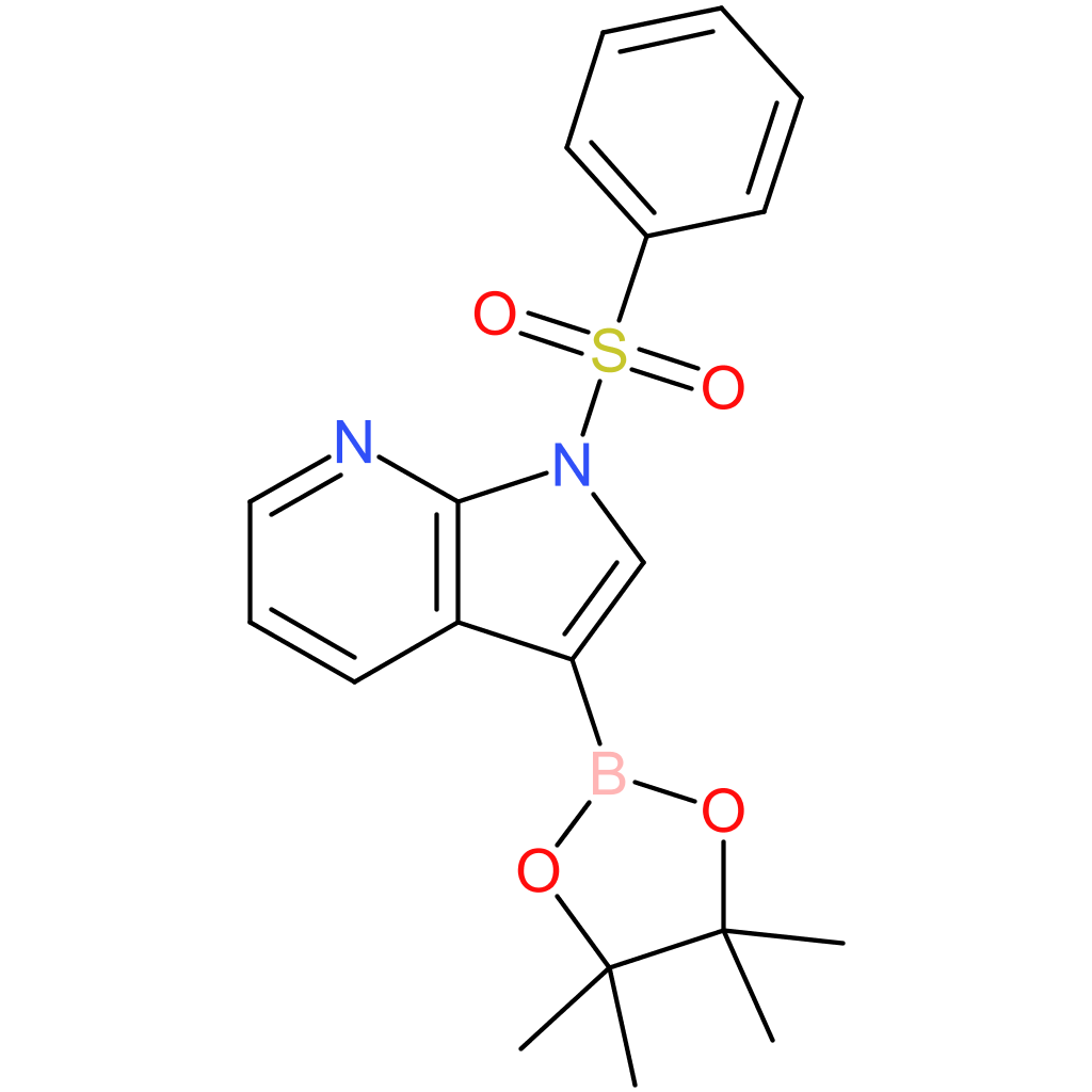1-(benzenesulfonyl)-3-(tetramethyl-1,3,2-dioxaborolan-2-yl)-1h-pyrrolo[2,3-b]pyridine