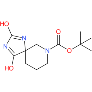 tert-?butyl 2,?4-?dioxo-?1,?3,?7-?triazaspiro[4.5]?decane-?7-?carboxylate