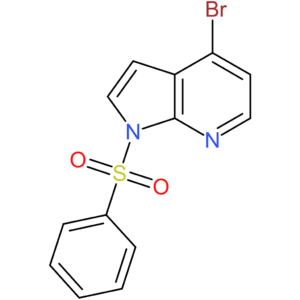 1-(benzenesulfonyl)-4-bromo-1H-pyrrolo[2,3-b]pyridine