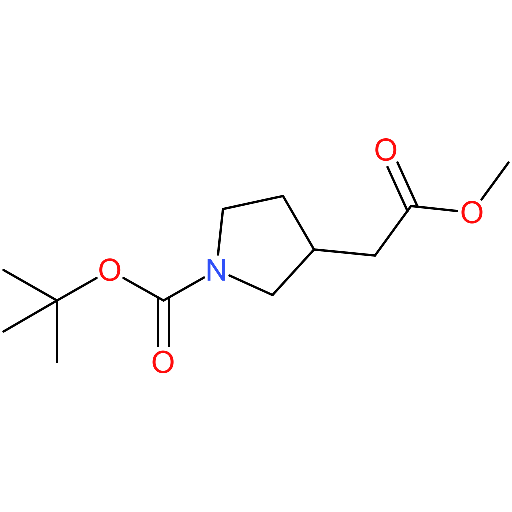 tert-butyl 3-(2-methoxy-2-oxoethyl)pyrrolidine-1-carboxylate