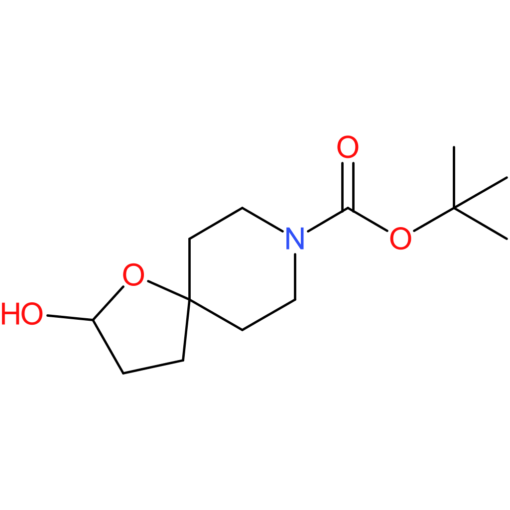 tert-butyl 2-hydroxy-1-oxa-8-azaspiro[4.5]decane-8-carboxylate